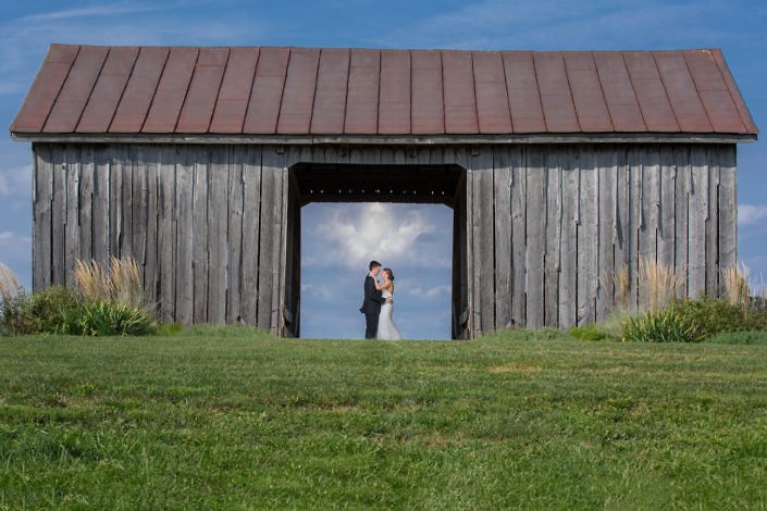 early mountain wedding