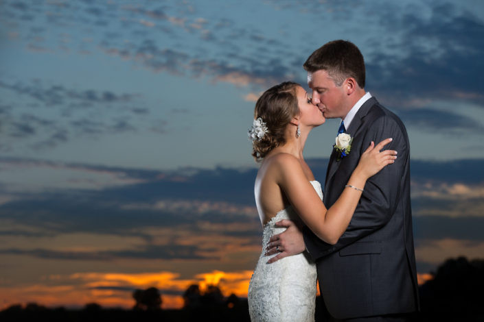 early mountain wedding